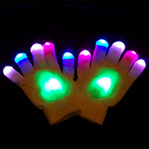 Cotton Candy LED Gloves