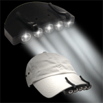 Ultra White 5-LED Cap Light