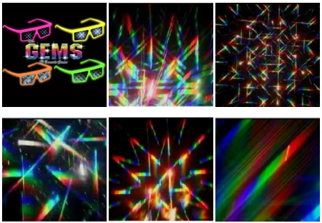 Spectral Gem Holographic Lightshow Viewers effects