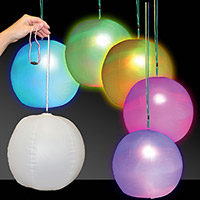 12" Inflatable LED Party Ball and Lantern