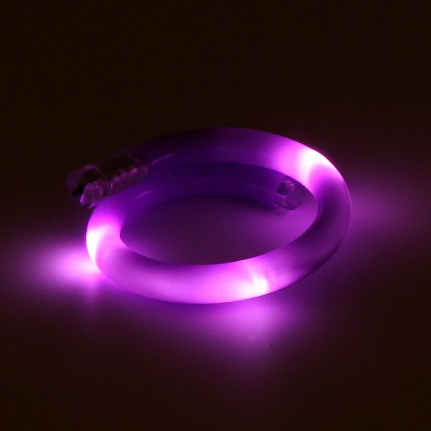 Purple Spiral Tube Bracelet