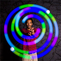 Spin Balls LED Poi Set